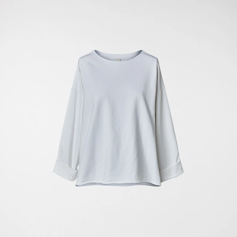 FELPA LEGGERA BASIC BIANCO