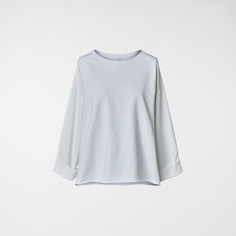 SUDADERA LIGERA BASIC BLANCO