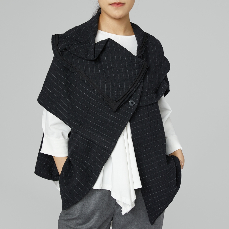 CHAQUETA/CAPA DE GASA CON...