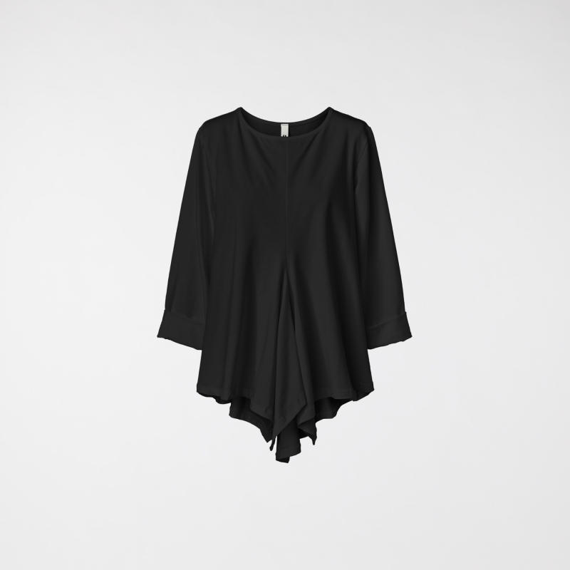 POINTED T-SHIRT BLACK