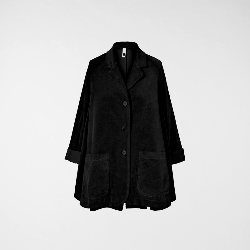 VESTE ÉVASÉE EN VELOURS