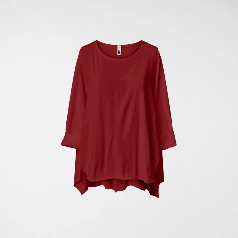 COTTON T-SHIRT WITH SIDE...