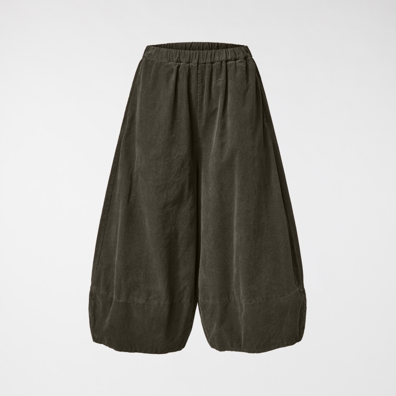 PANTALON CROP EN VELOURS...