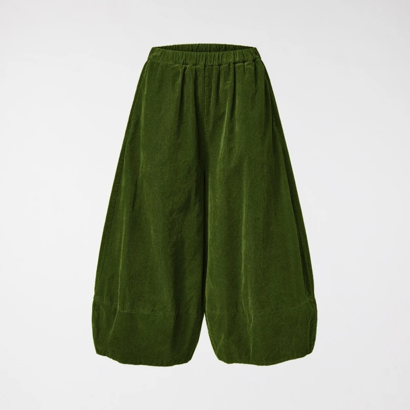 CROP TROUSERS IN CORDUROY...