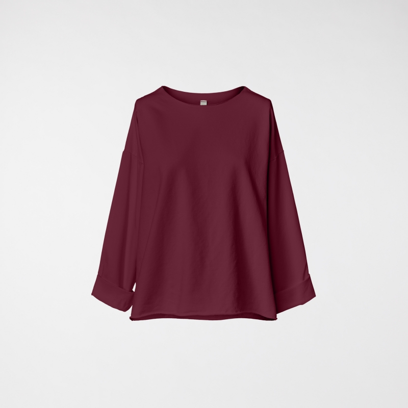 SWEAT-SHIRT LÉGER BASIC VIN