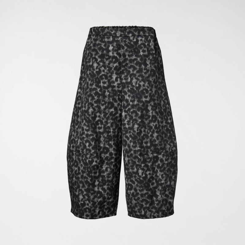 PANTALONI BALLOON LEOPARDATO