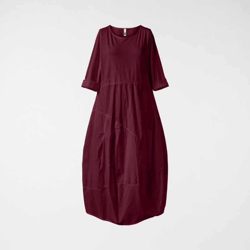 EGG SHAPED LONG DRESS WINE