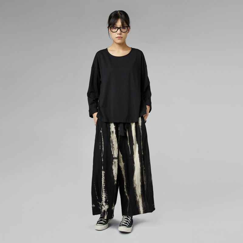 PANTALONES DE TEJIDO RAYADO