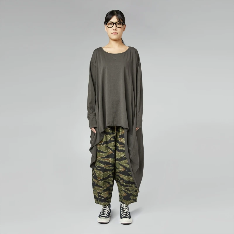 PANTALONI MILITARE DI COTONE