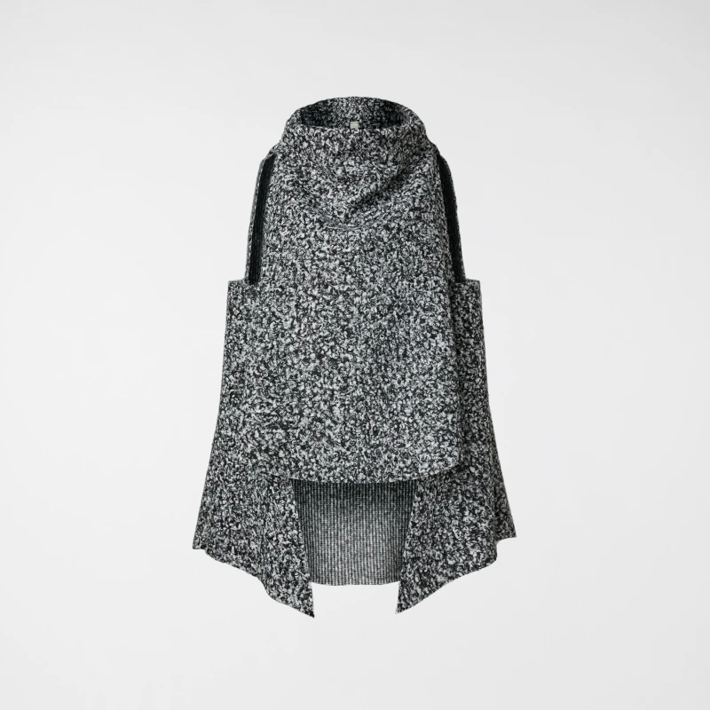 GILET BOUCLÉ A COLLO ALTO...