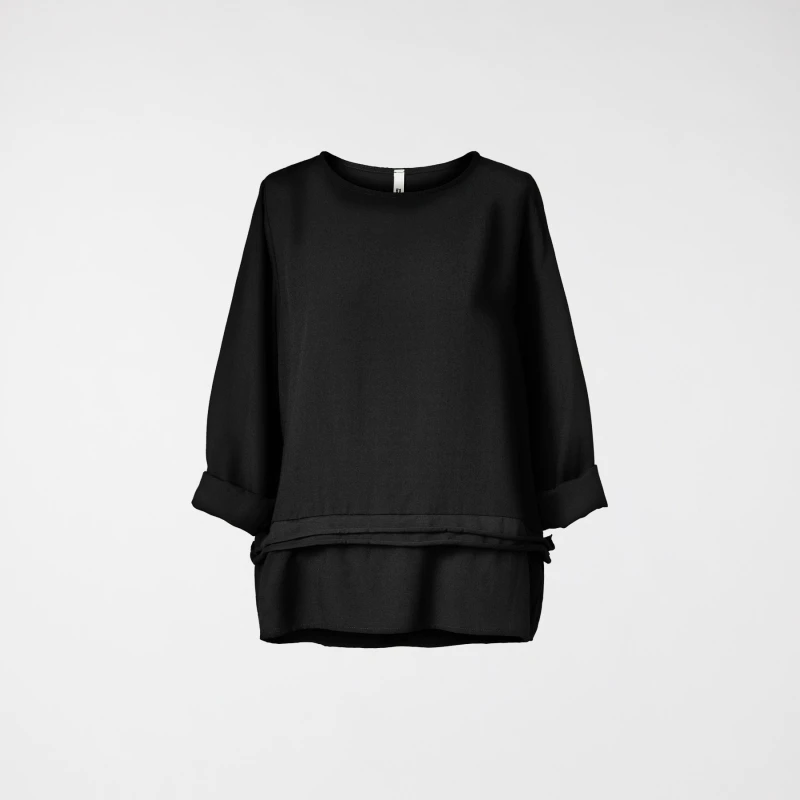 DOUBLE LAYER EFFECT BLOUSE