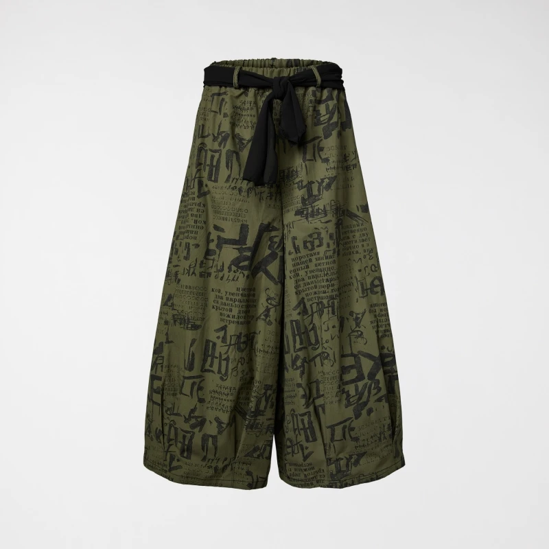 PANTALONI CON STAMPA A SCRITTE
