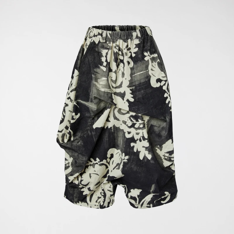PANTALONI A COSTINE DI COTONE