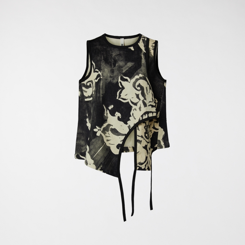 GILET A COSTINE DI COTONE