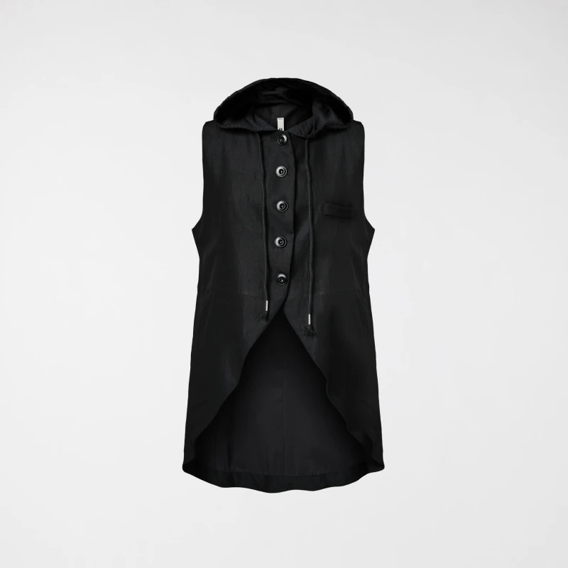 GILET FODERATA CON CAPPUCCIO