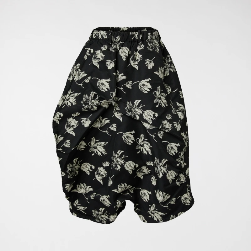 SKORTS WITH FLOWER PRINT