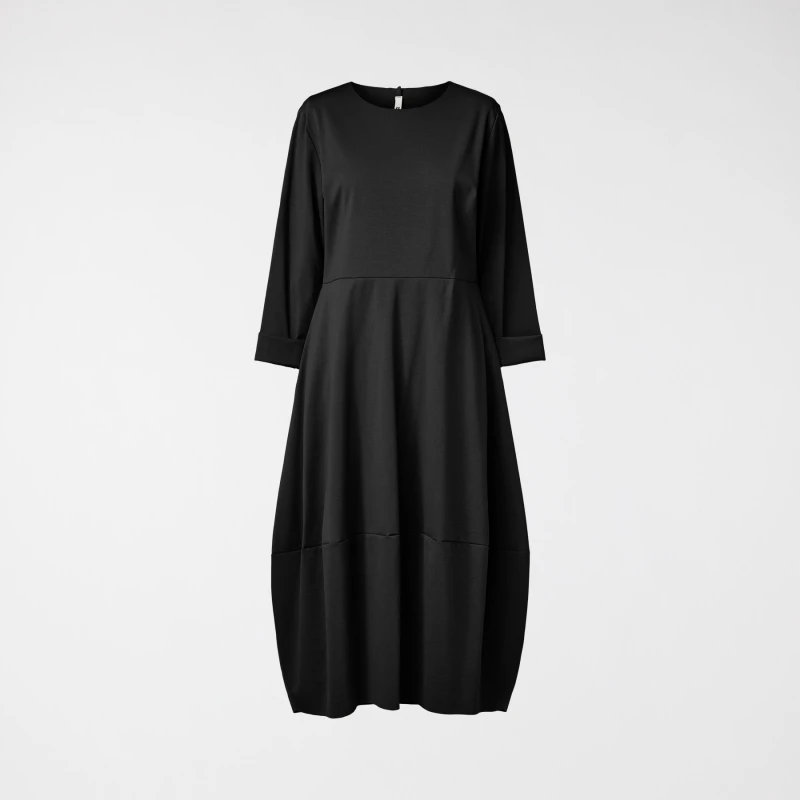 MILAN STITCH DRESS BLACK