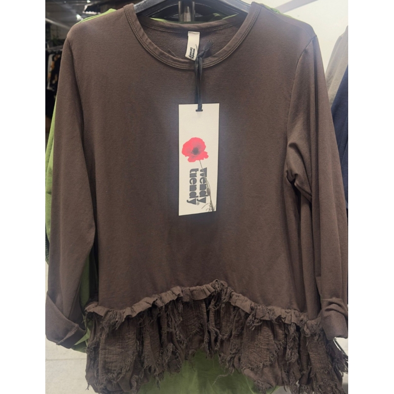 Maglia 225215 MARRONE