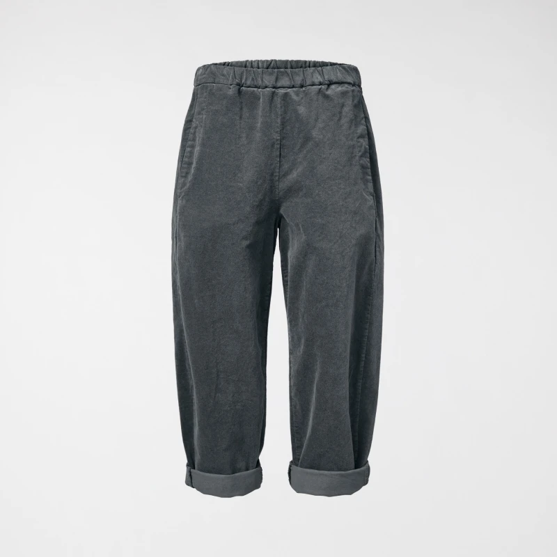 STRAIGHT TROUSERS IN VELVET...