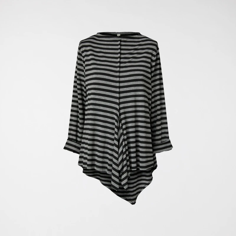 VISCOSE POINTED T-SHIRT