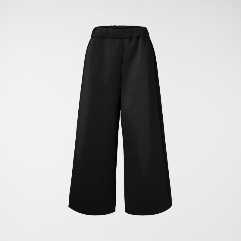 GAUZED SWEATPANTS BLACK