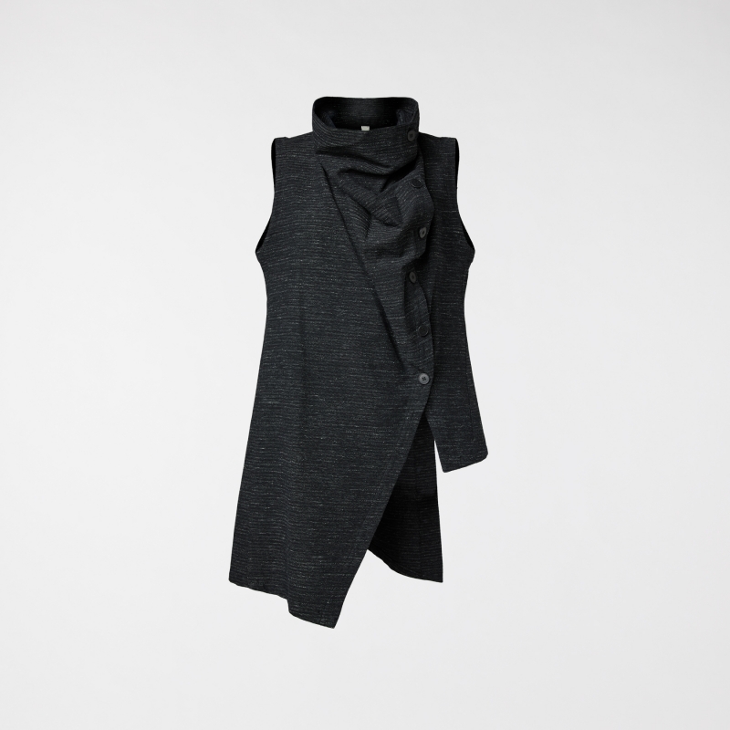 MELANGE UNSTRUCTURED VEST