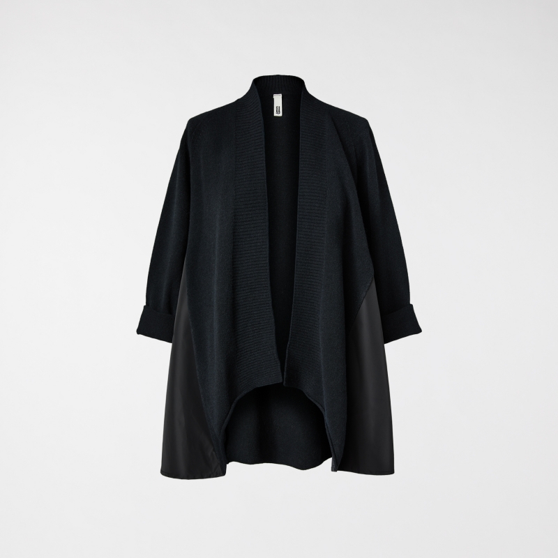 CARDIGAN IN DOPPIO TESSUTO