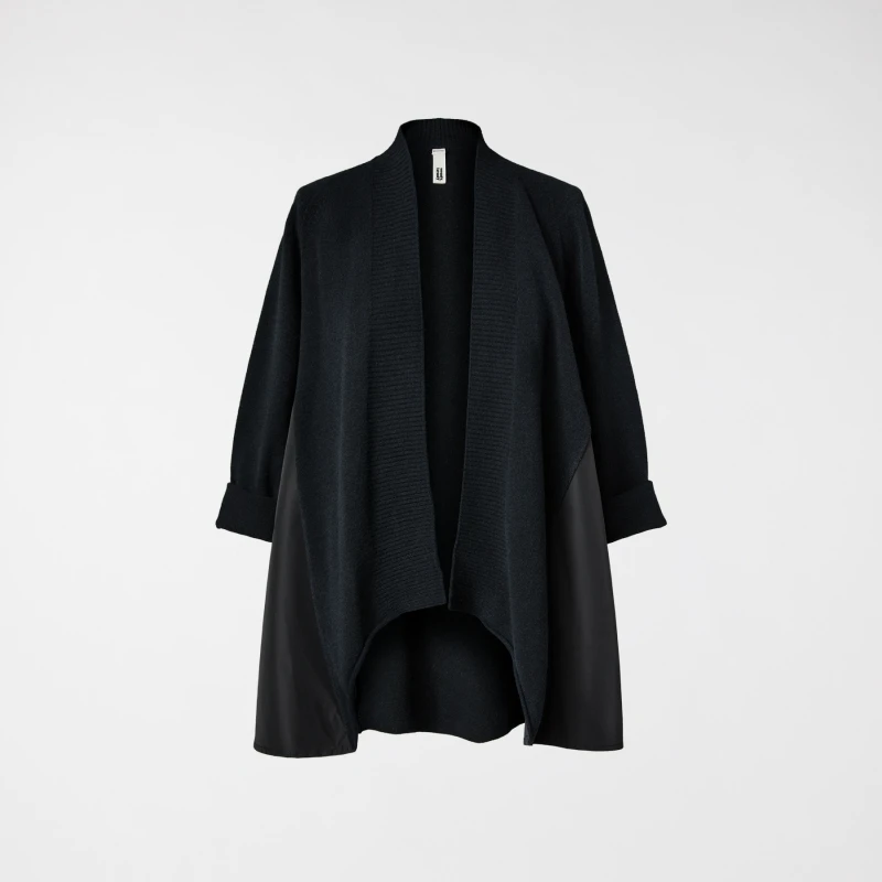 CARDIGAN IN DOPPIO TESSUTO