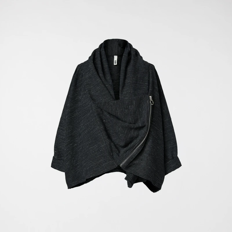 MÉLANGE JACKET WITH SIDE ZIP