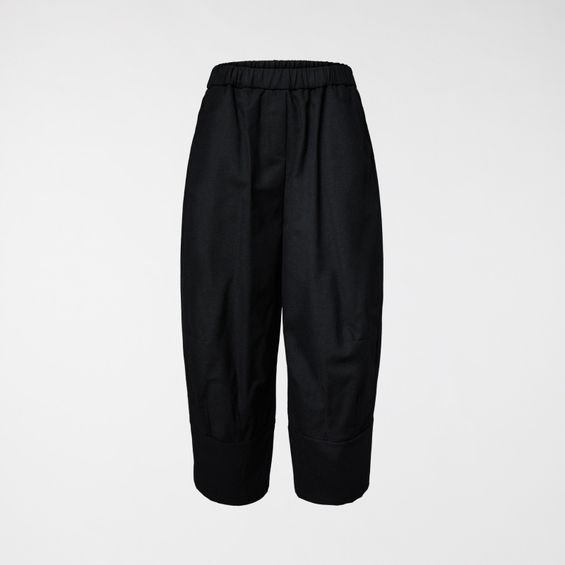 PANTALON EN TWEED COTON...