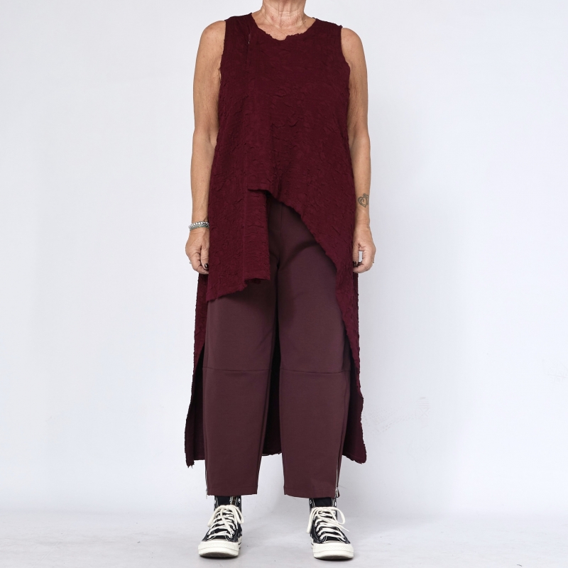 Gilet 125162 bordeaux