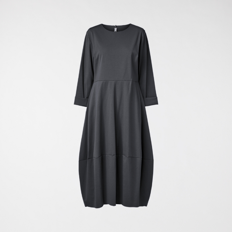 MILAN STITCH DRESS GREY