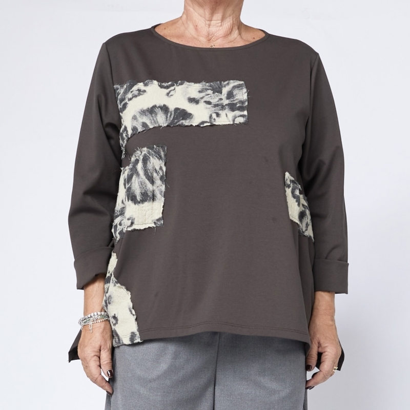 MAGLIA 224284 MARRONE