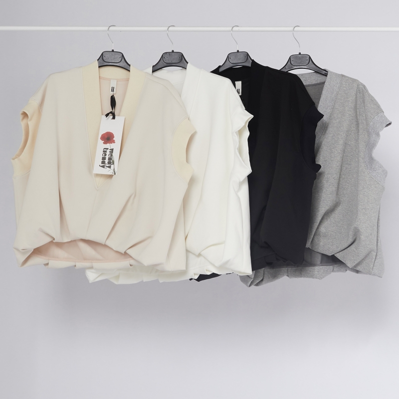 GILET FELPA 125111 BIANCO