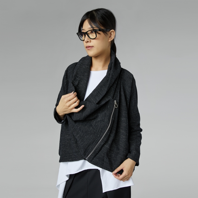 MÉLANGE JACKE MIT...