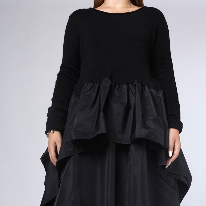 BLUSA DOPPIO TESSUTO 125144