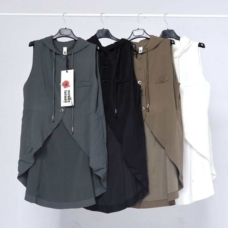 GILET FODERATA CON...