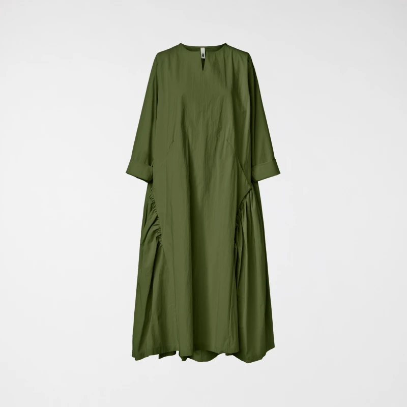 DRESS WITH PLEAT DETAIL...