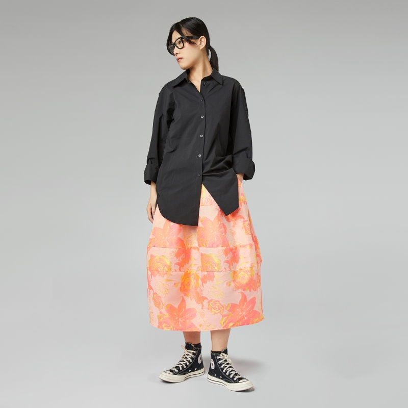 FLOWER SKIRT ORANGE