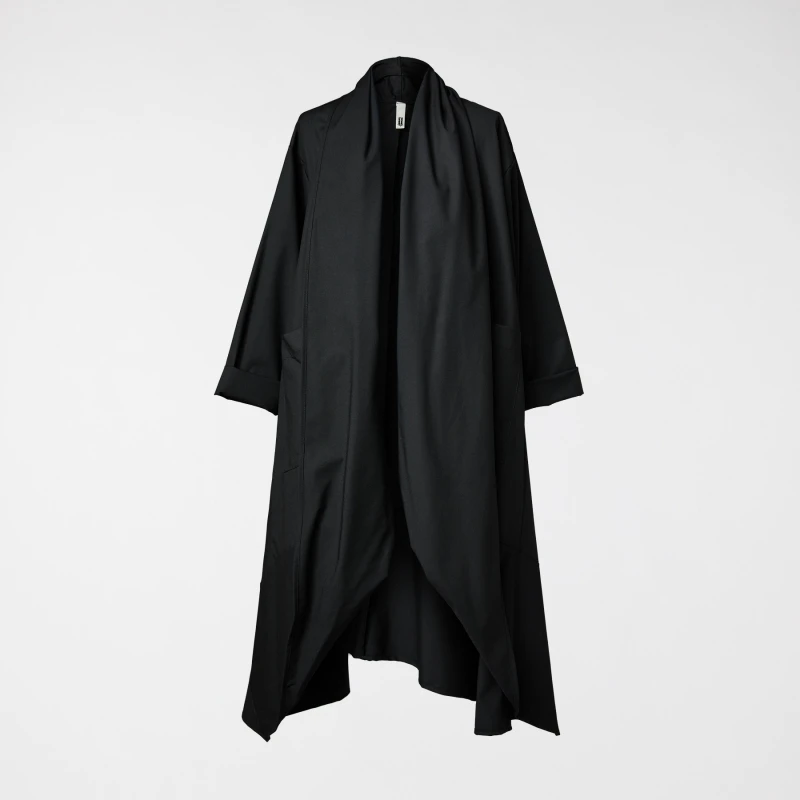 CARDIGAN IN TWILL NERO