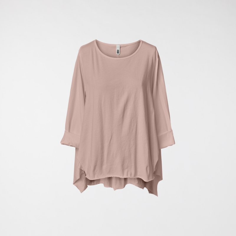 COTTON T-SHIRT WITH SIDE...