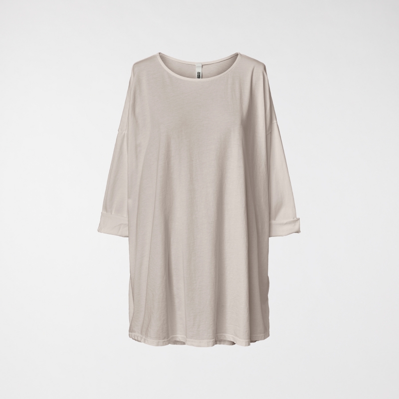 MAGLIA AMPIA BASICA BEIGE