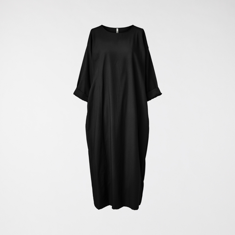 GERADE KLEID IN TWILL