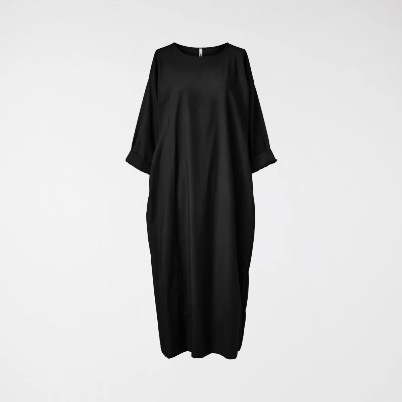 STRAIGHT TWILL DRESS