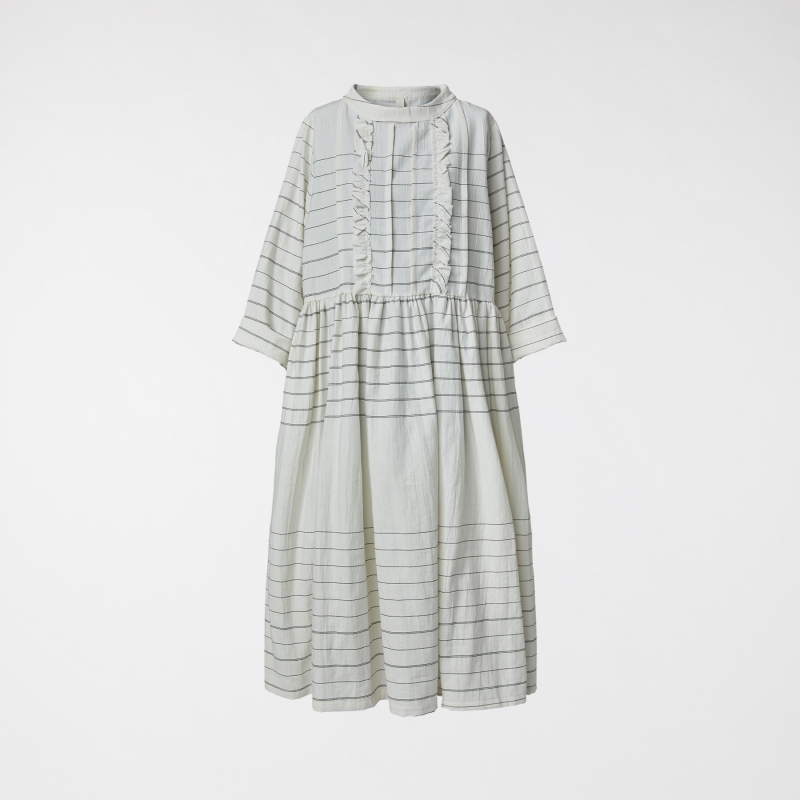 VESTIDO DE RAYAS CON TÚNICA...