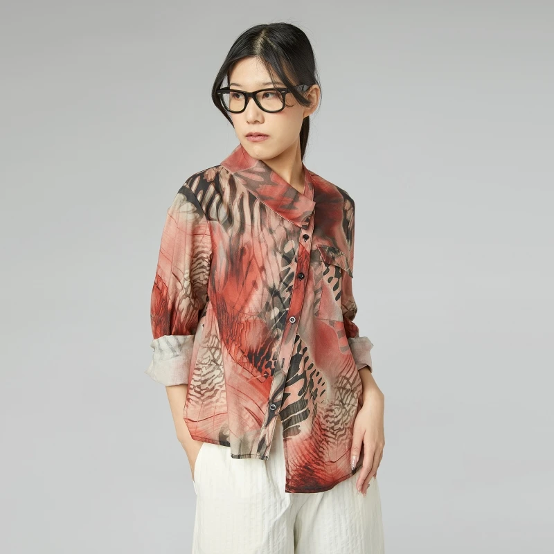 CAMICIA STAMPA FARFALLA