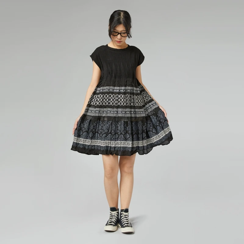 ETHNIC FANTASY MINI DRESS