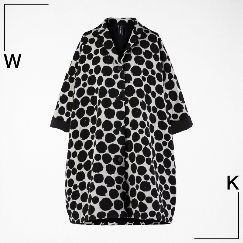 GIACCA OVERSIZE A POIS