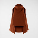 HIGH COLLAR BOUCLÉ WAISTCOAT