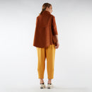 HIGH COLLAR BOUCLÉ WAISTCOAT